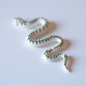Fern and Red Berries Snake