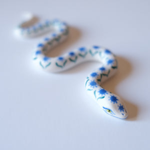 Blue Flowers Snake
