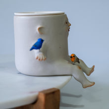 Load image into Gallery viewer, Man Pot with Three Birds