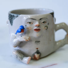 Load image into Gallery viewer, Man Mug with Bird