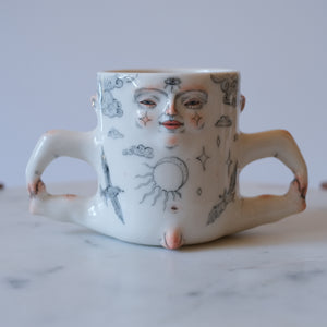 Illustrated Sky Man Mug