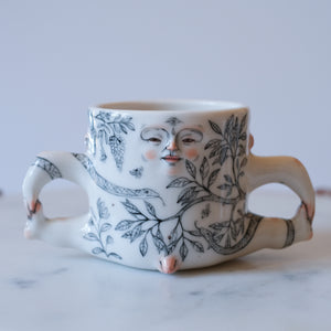 Illustrated Nature Man Mug