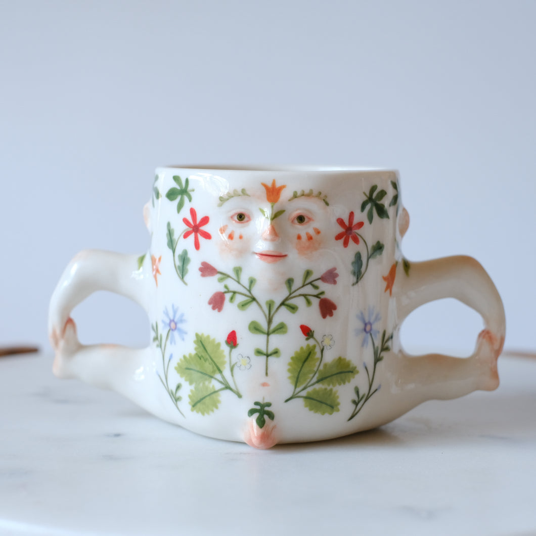 Floral Man Mug