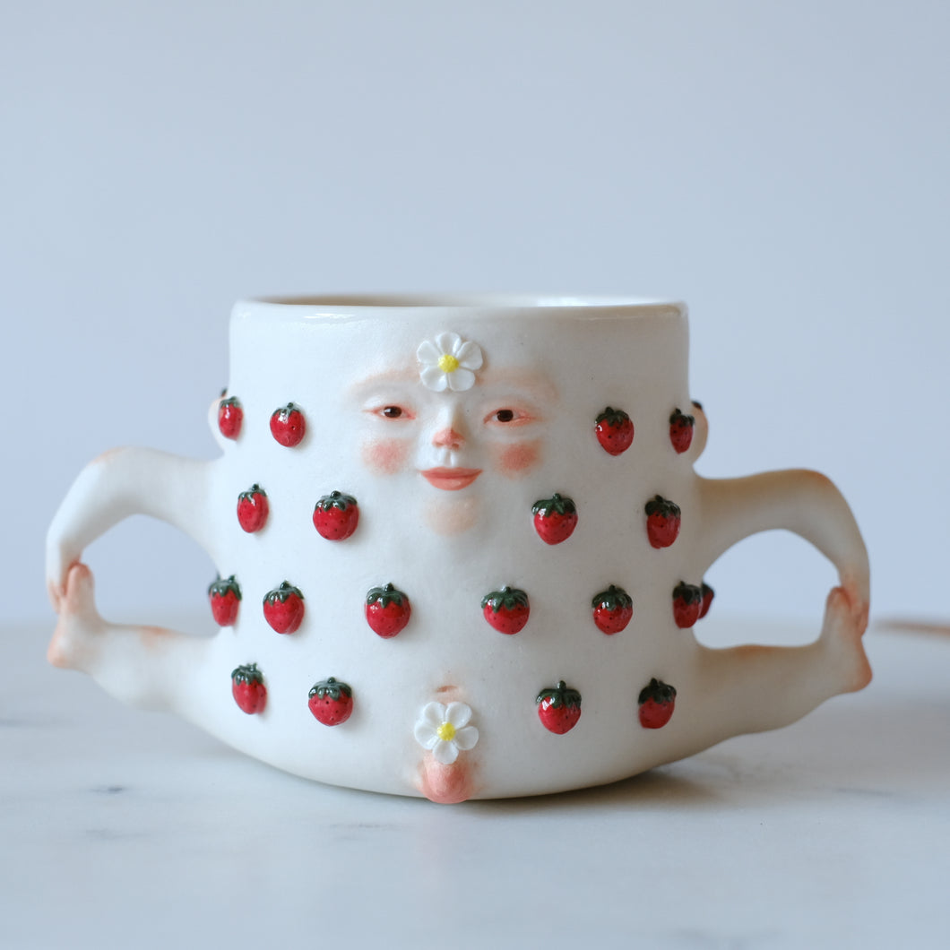 42 Strawberries Man Mug