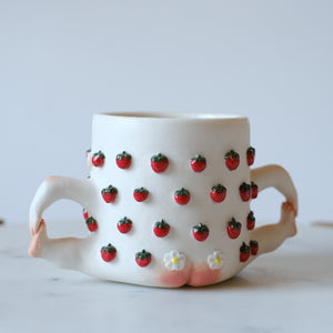 42 Strawberries Man Mug