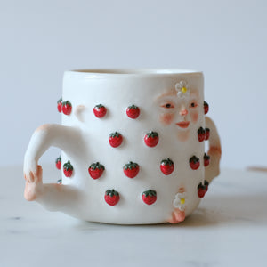 42 Strawberries Man Mug