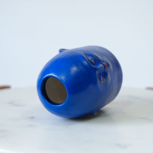 Blue Face Vase