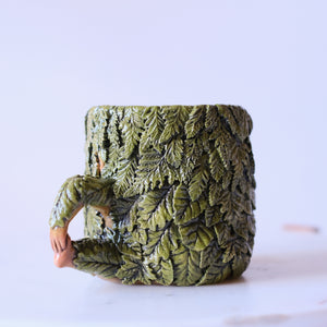 Green Woman Mug