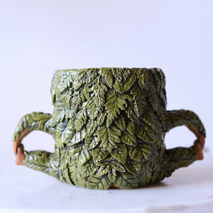 Green Woman Mug