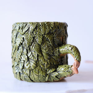 Green Woman Mug