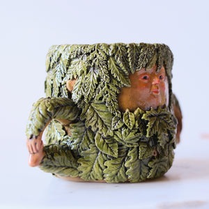 Green Woman Mug