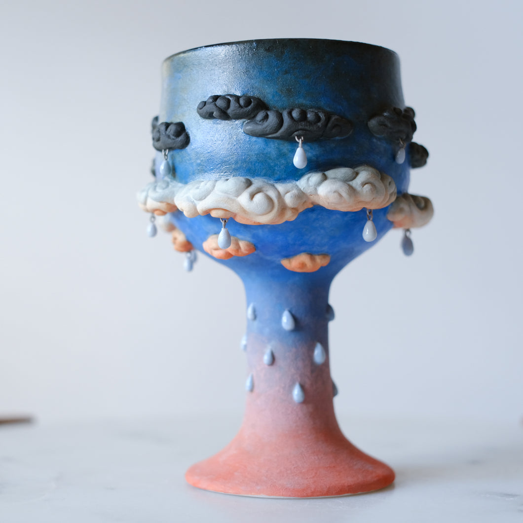 Sunset Rainy Goblet