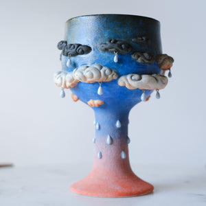 Sunset Rainy Goblet