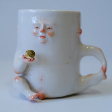 Load image into Gallery viewer, Man Mug with Snail Friend