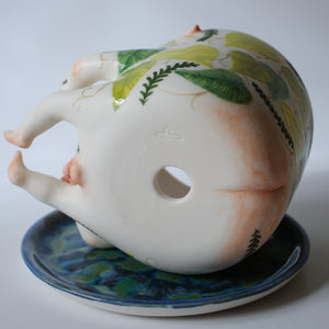 Frog Friends Pot with Drip Tray