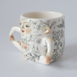 Illustrated Lady Mug