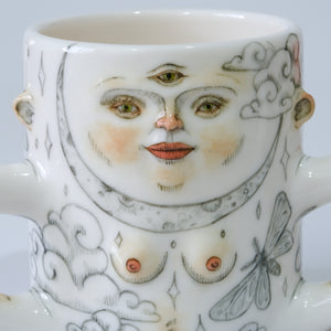 Illustrated Lady Mug