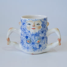 Load image into Gallery viewer, Blue Floral Lady Mug