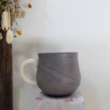 Load image into Gallery viewer, Grey Marbled Burnished Mug