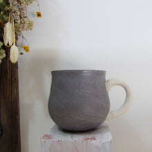 Load image into Gallery viewer, Grey Marbled Burnished Mug